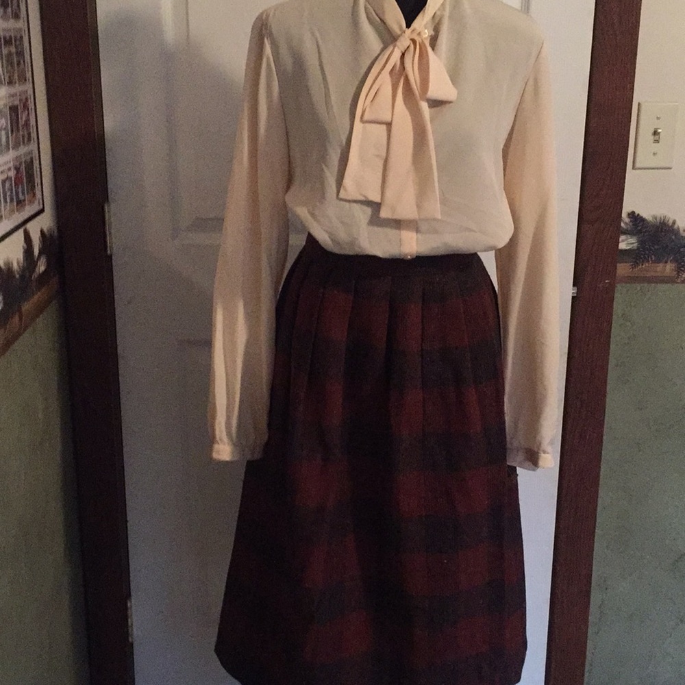Vintage Allyson Wood Wool Skirt